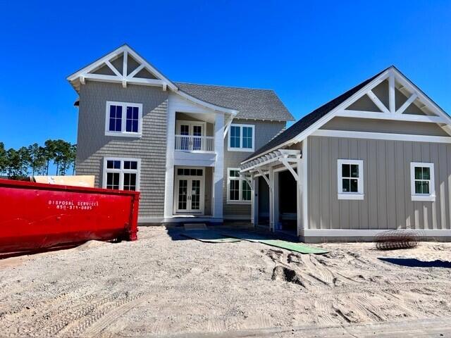 This new custom home was designed by Archiscapes and is being built by Turner Legacy Homes. What you'll notice first about this new home is that it is striking and impressive and has a lot of presence to it! Once inside, you'll see  the floor plan is open with high ceilings and a view out to the pool and outdoor living space. Master Bedroom Suite is downstairs with spacious walk in closet and luxurious master bath. Fabulous kitchen with upgraded appliances and scullery. Huge laundry room. Upstairs has separate living area with 3 bedrooms + office + 2 porches.  Another porch downstairs off living area with gas fireplace. Outdoor space features pool/spa/cabana/outdoor kitchen/ pool bath.