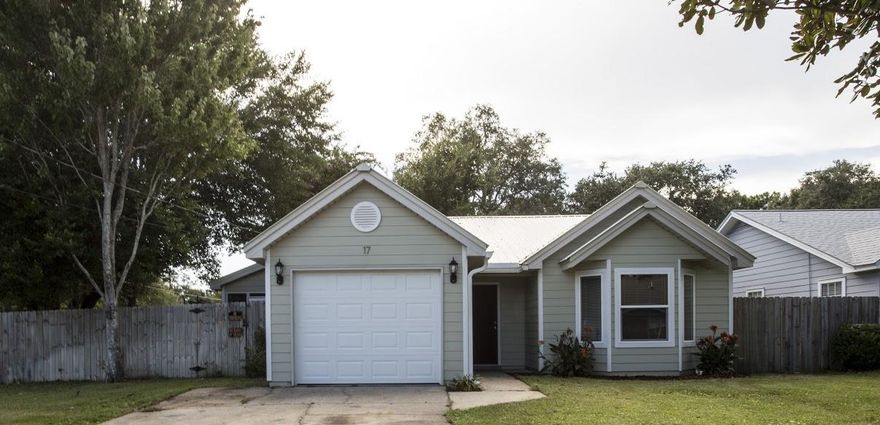 Effective yr built 2012! Home completely rebuilt; upgraded to highest energy efficient standards.Electricity bills never exceed $200! Open floor plan w/ split bedrooms. Large corner lot with lots of parking(RV/boat.)Screened-in back porch; fenced in back yard. Centrally located to military bases, beach and shopping. Home has impact rated windows, wind rated roof, and is Earth Cents certified with Gulf Power. Made to save on insurance as well as bills.