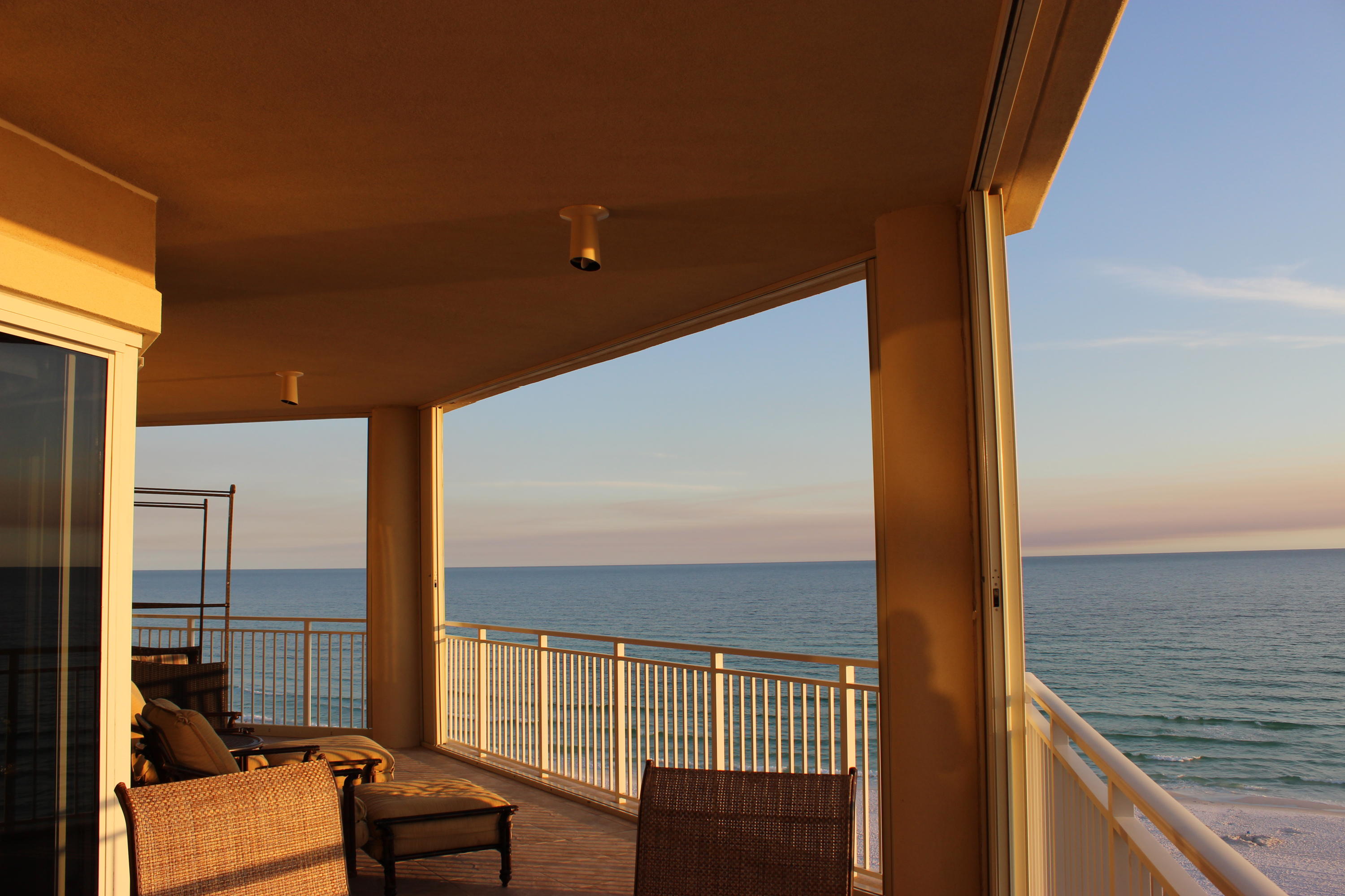 THIS IS THE MOST DESIRABLE UNIT IN GRAND DUNES. CLOSEST TO THE BEACH, LARGE BALCONY, AND ON THE FIFTH FLOOR - NOT TOO HIGH, NOT TOO LOW. 4 bedroom unit, 5th floor, gulf views east, south, and west, directly above pool and beach, hardwood and travertine floors throughout, wet bar, bonus room, laundry room, huge balcony, accordion storm shutters, possibly the most beautiful apartment and location in northwest Florida. It is fully furnished and most furnishings will convey with the unit.