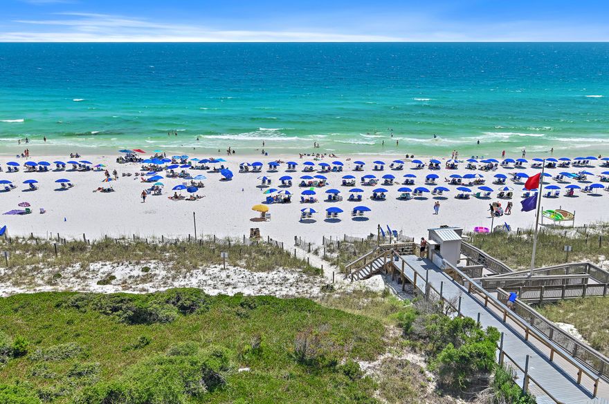 Welcome to your dream coastal retreat in Miramar Beach FL. This gulf front 3 bedroom, 3 bathroom condo offers uninterrupted panoramic views of the emerald waters and sugar white beaches.  Wake up to breathtaking sunrises and sunsets and unwind each evening on one of the two private balconies.  Located in one of Miramar Beach's premier beachfront communities, you will enjoy direct beach access with resort style amenities.  Whether you are looking for a peaceful getaway or a vibrant vacation hub, this condo offers the best of both worlds.Master Association is $285 a quarterTops'l membership is an additional costProfessional pics will be uploaded soon.