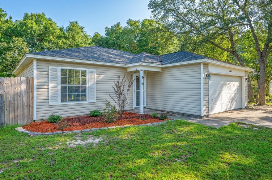 Welcome to this beautifully maintained 3-bedroom, 2-bath home nestled in the highly desirable Ridgecrest Estates community. Whether you're a first-time buyer, downsizing, or looking for an investment property, this home offers the perfect blend of comfort, functionality, and value.As you enter, you'll immediately notice the spacious split floor plan designed for both privacy and easy living. The cathedral ceilings in the main living area add a sense of openness and airiness, while the neutral paint palette provides a warm and inviting feel--ready for your personal touch.Enjoy low-maintenance living with durable tile and laminate flooring throughout--no carpet to worry about! The master suite is thoughtfully situated on one side of the home and features a generously sized walk- closet and private en suite bath.
Step out back and relax in your flat, fully privacy-fenced yard, perfect for pets, gardening, or weekend BBQs. There's plenty of space for a playset or a firepit area to enjoy those Florida evenings.
Practical updates include a new roof installed in 2021, providing peace of mind for years to come. Additional highlights include ample storage, an indoor laundry room, and a 2-car garage.
Located just minutes from schools, shopping, dining, and local parks, this home is the total packageclean, cute, and move-in ready. 