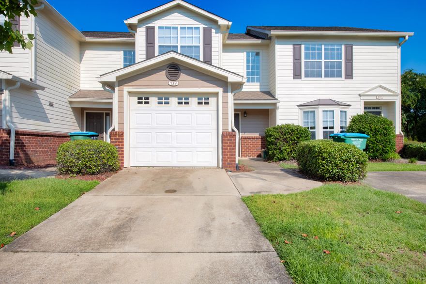 This home is ready for its new owner!! Located south of 1-10 in Eagles Landing. 2 bedroom 2 1/2 bath townhome. New paint throughout, carpet upstairs and tile downstairs. Two spacious masters upstairs with en-suite bathrooms and walk in closets. Laundry room and half bath in close proximity to the garage. Galley kitchen has a flat top stove, microwave, dishwasher and garbage disposal.