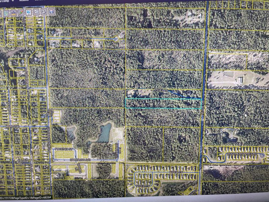 This 5 acres parcel does have a 3 bedroom 1 bathroom home on it that needs work.  You can currently build 2 homes on this property and knock the other one down or build one more home on it and fix up the other home.  This property would be great if you like a large yard with no very close neighbors.