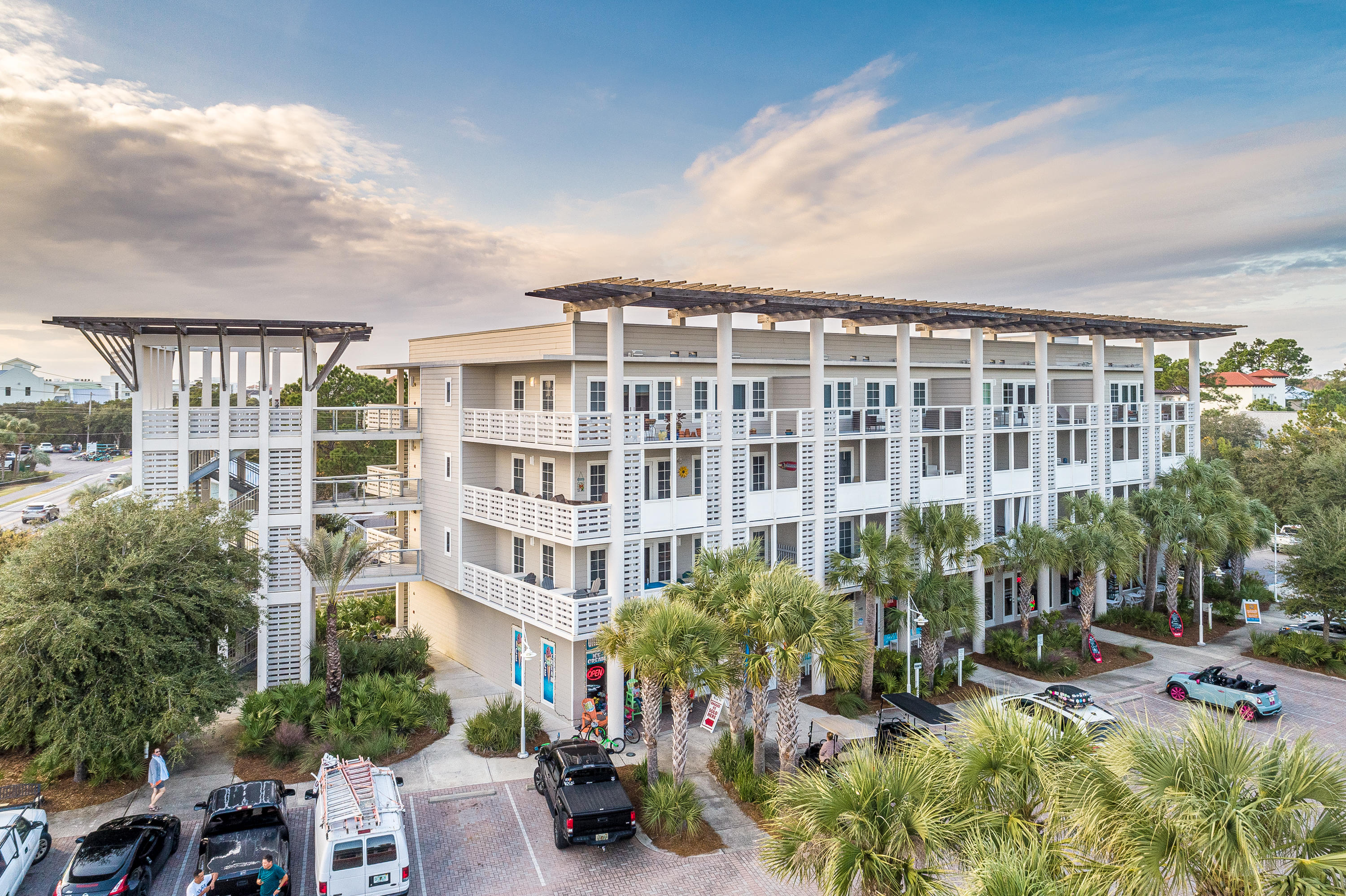 Walk to the beach in two minutes from this stylish 1BR/1.5BA Cassine Station condo in popular Seagrove Beach with peekaboo Gulf views from the balcony. Perfect for a small family getaway, this turnkey residence offers low maintenance tile floors, stainless steel appliances, granite countertops, built-in hallway bunks and French doors that open to the covered balcony. Community amenities include a swimming pool, tennis courts and walking trails. Just two miles from Seaside, Cassine Station offers an unbeatable location across the street from the beach and within walking distance to dining, shopping and activities. Sold fully furnished, this condo is an ideal investment property.