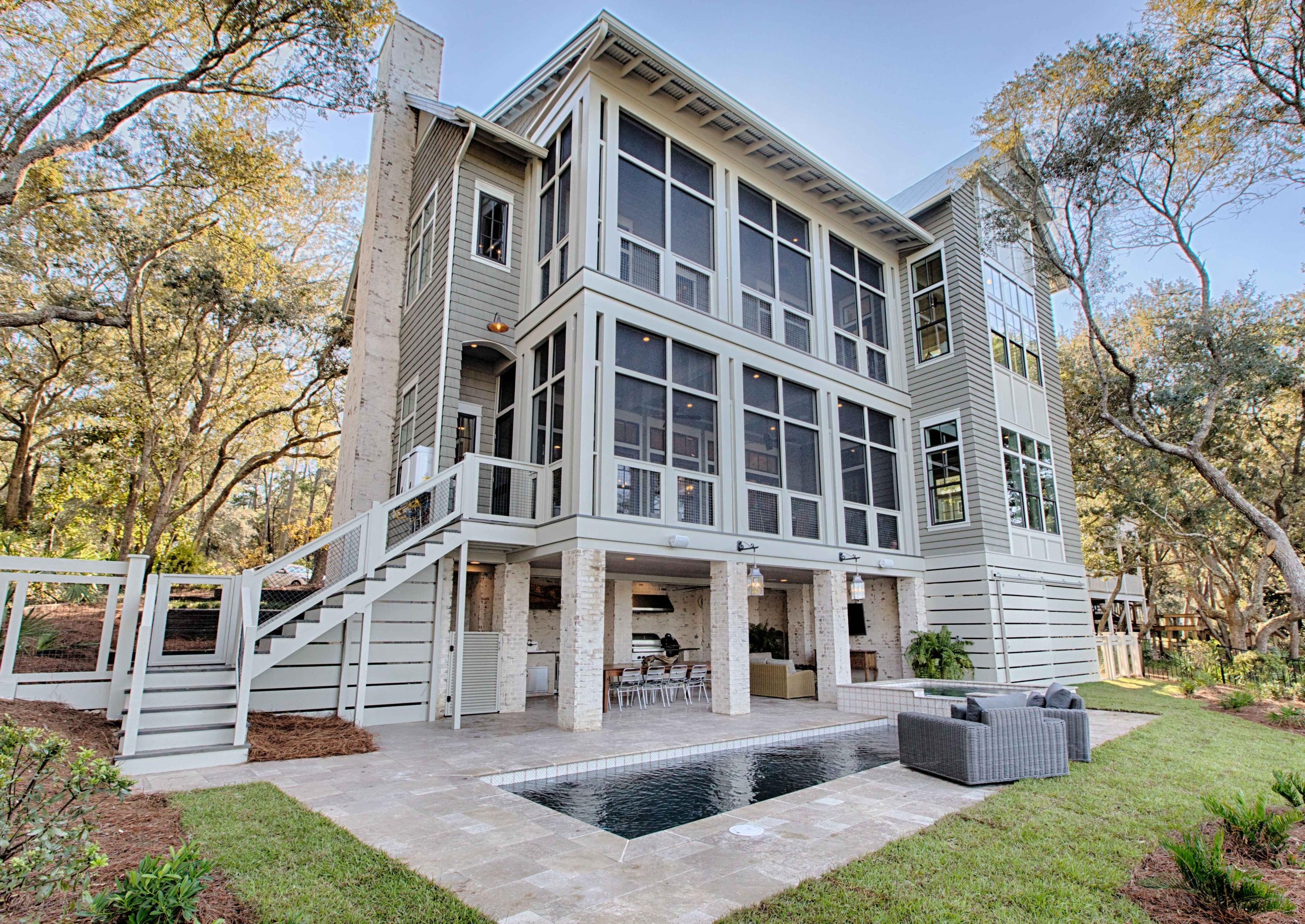 Gorgeous views, unparalleled details and astonishing architecture exemplify this one-of-a-kind waterfront home. Ideally situated on beautiful Lake Powell, this custom designed home creates the perfect haven for the unspoiled lifestyle. Located in coastal Inlet Beach, this property offers swift walkable access the luxury dining, shopping and entertainment of Rosemary Beach, 30Avenue and Alys Beach. Future homeowners will relish the unique lifestyle of Coastal Dune Lake living. Enjoy beach access via boating from the private dock; world-class inshore and offshore fishing from the home; and access to endless watersports. Custom hand-crafted design elements throughout the home create a cultured living experience. The home creates a harmonious combination of outdoor and indoor living.