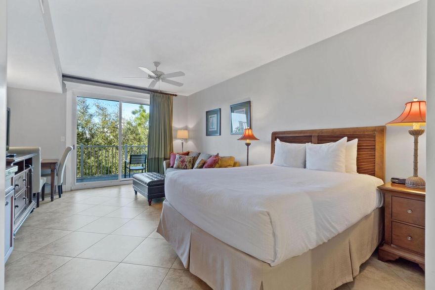 Experience the enchanting allure of Lasata in the Miramar Beach district! Relax and take in serene nature views, catching glimpses of Choctawhatchee Bay from your private balcony. This newly renovated condo on the 5th floor is elegantly furnished with a queen bed, sofa sleeper, a full bathroom, and a convenient kitchenette equipped with a mini-fridge, sink, microwave, and coffee maker. It's the perfect vacation spot, just a short stroll away from the vibrant entertainment of The Village of Baytowne Wharf. Whether you're with friends or the whole family, this peaceful retreat promises relaxation and enjoyment.