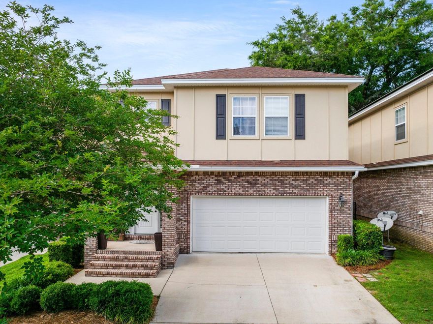 Come see this beautiful and well maintained home located between Eglin Air Force Base and 7th Special Forces. Featuring an open floor plan the first floor has wood flooring, crown molding and a fireplace in the living room. The kitchen has lots of cabinets with granite countertops and stainless appliances as well as a breakfast bar. A half bath is also located on the first floor. Upstairs you'll find the master bedroom with an ensuite master bath that has a garden, tub, separate shower, double vanity and walk-in closet. The other bedrooms, an additional full bath and the laundry are also located upstairs. Enjoy your mornings/evening in the screen enclosed patio and fully fenced backyard.