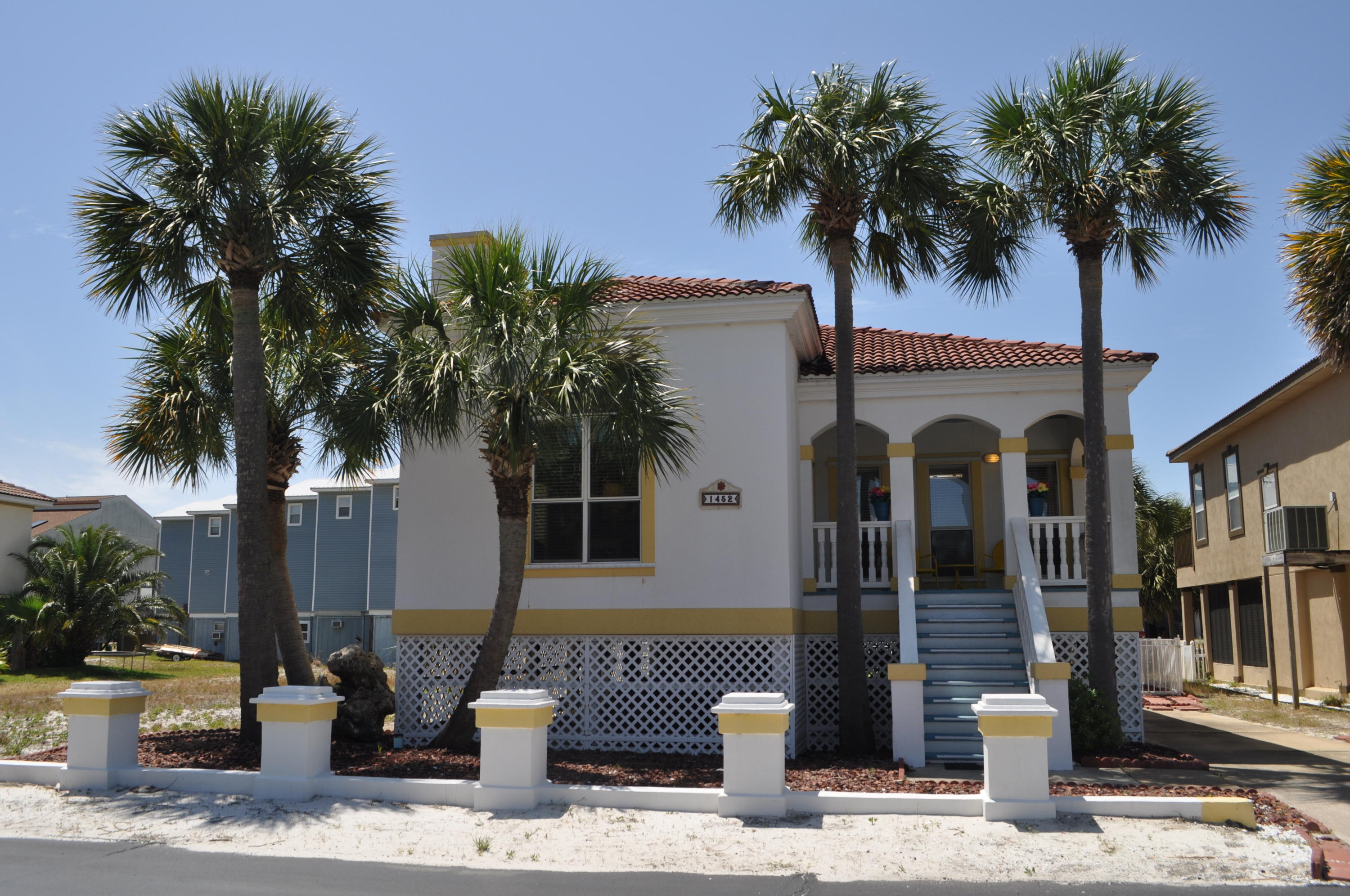 Walk to the beach from your summer home! This detached single family retreat comes with its own private boatslip to sail away on the sound and out into the gulf for fishing & recreation. Relax by the pool or take in the sun from the private beach next to the sound. Your options are unlimited in this salt water life community. Bordered by National Seashore on both ends, Navarre Beach is spacious and feels remote while still having the conveniences of local restaurants and stores in walking distance. This home has ample storage inside and out. Plenty of room for all your beach equipment needs. The fenced in back yard and two covered porches provide outdoor entertaining space for those beautiful summer nights. The home comes fully furnished and can sleep up to 10. Best buy on Navarre Beach!