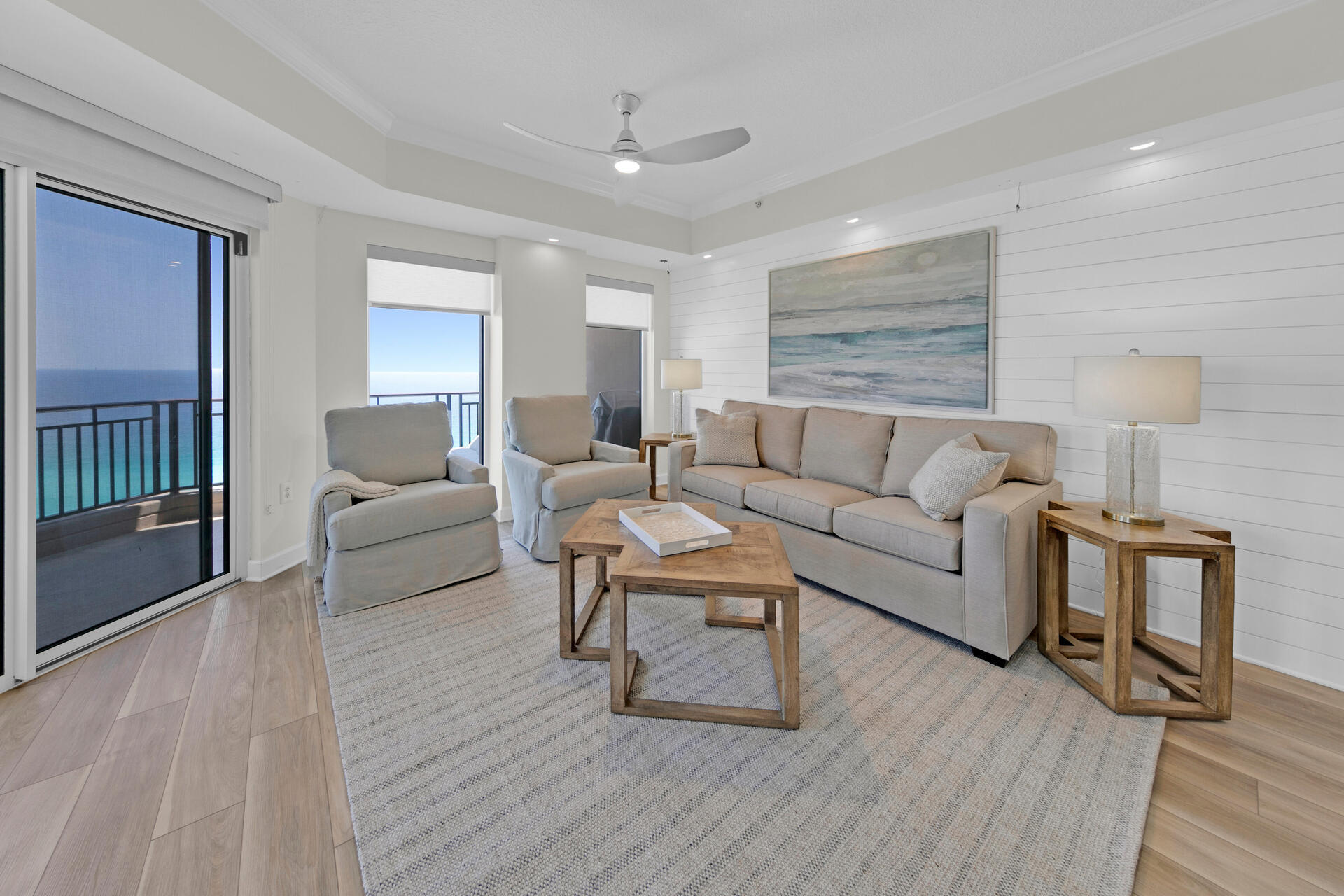 NEWLY RENOVATED Gulf front condominium in the heart of the Emerald Coast.  This private condo hasn't been rented for many years and has recently gone through a full renovation including new luxury vinyl plank flooring, new kitchen and bathroom countertops, new paint, and all brand-new furnishings.  20th floor views only one floor from the penthouse level rock gorgeous emerald green gulf front views with a wide spacious balcony dressed in fine teakwood furniture to relax and enjoy a cup of coffee for every sunrise and a glass of wine for every sunset.  Looking for an amazing rental investment?  This property not only enjoys the amenities of the SanDestin Resort but is completely outfitted and ready to hit the road running as a top producing turnkey rental property ready to go.