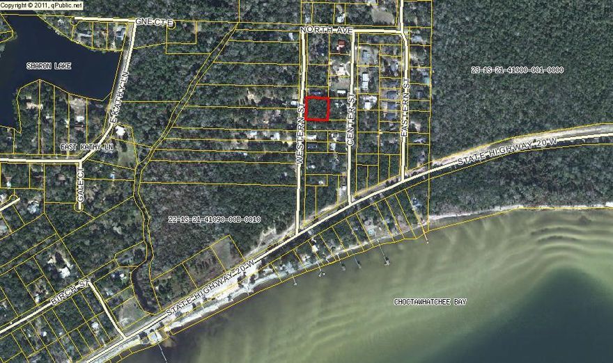 Luscious lot to build your new home in Choctaw Beach! New Survey available. A perfect setting for privacy and seclusion but still very close to shopping, restaurants, hospitals and beautiful beaches. Destin is just minutes away via the Mid-Bay Bridge.