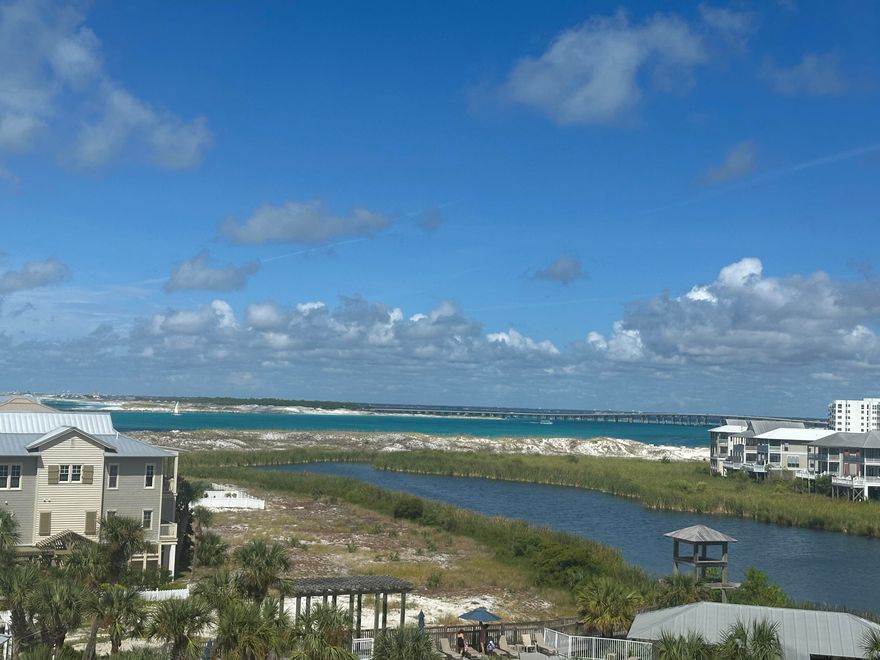 Unit 408B is 2BR, 2 BA with views of the Gulf, East Pass, Fort Walton and toward Crab Island.   Heavily used by the owners.  The unit has the possibility of grossing $45,000 plus.  April 2024 fresh paint kitchen and living room, New stainless-steel appliances, new living room furniture and area rug, The kitchen features a step up countertop with extra cabinets for storage.   New AC  September 2024. The master bath has a single sink with the counter space to install a 2nd sink.  The unit features EFCO (category4) sliding glass doors and windows paid by the seller. (approx. $30,000 value) Milestone Study and Structural Reserve Study have been completed.  Begin and end each day enjoying spectacular morning views of the fishing boats in the East Pass, Gulf of Mexico and the most breathtaking evening sunsets, seasonal fireworks. Jetty East is a popular beach front condominium on Holiday Isle in Destin where you can easily stroll to the jetty to watch the boats, snorkel, or fish.  Great location to shopping, grocery store and restaurants. Jetty East Amenities: 2400 sq. ft. covered parking, pool with sun deck, hot tub, beach side pavilion with charcoal grills, tennis courts, pickleball, fitness room, kid's activities, music entertainment, shuffleboard, owners meeting room and of course 900 feet of Sugar White Sand!  Jetty East is gated with 24 Hour Security.  Financing Note:  Jetty is a Non-warrantable/ Condotel.   No conventional financing.