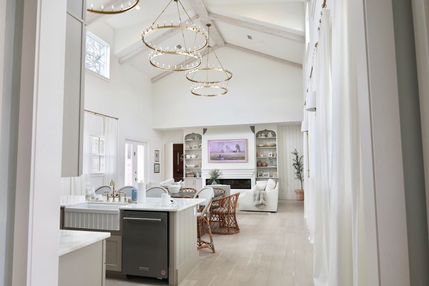 Embrace tranquility in the perfect family, second, or retiree home, where a picturesque cul-de-sac setting meets the bayou. Discover 107 ft of spacious canal water frontage with views of Mack Bayou. This one-story sprawling ranch encompasses 4 beds, 4.5 baths, and is set on .59 acres. Entertain effortlessly in the expansive kitchen/living/dining area, adorned with ceilings over 20 feet high or step onto the large covered front and side porches, ideal for alfresco dining or simply savoring the peaceful views. Experience the custom interior finishes that elevate every corner of the home. Each bedroom offers the an en-suite bathroom, ensuring privacy and comfort for all residents and guests. Quotes are currently currently being drawn up for a proposed boat dock.