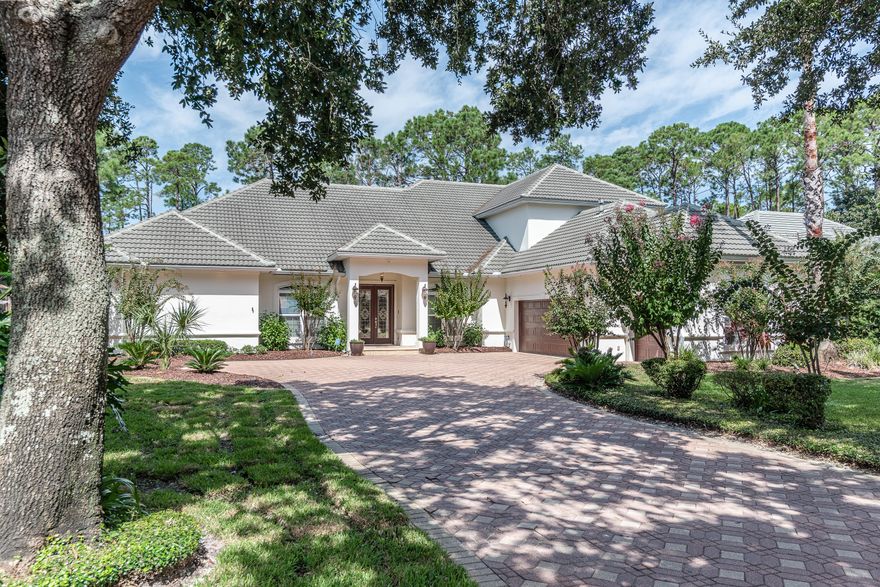 Listing has a first right of refusal. This  well maintained custom home in an upscale gated community with a private golf course, club house, tennis courts, community pool and playground for the children. Close to shopping, dining and movie theaters. 2 Story home located in Regatta in the preserve. This 5 bedroom 2 story executive home is in pristine condition. This home offers a living room, family room and game room with wet bar, separate office, set up for a home gym and large laundry room. Master suite is on the 1st floor with huge his and hers walk in closets and sitting area overlooking private pool.  Master bath has large garden tub and separate shower and separate vanities. Home is in immaculate condition.  New paint on interior and exterior and new lanai screening.