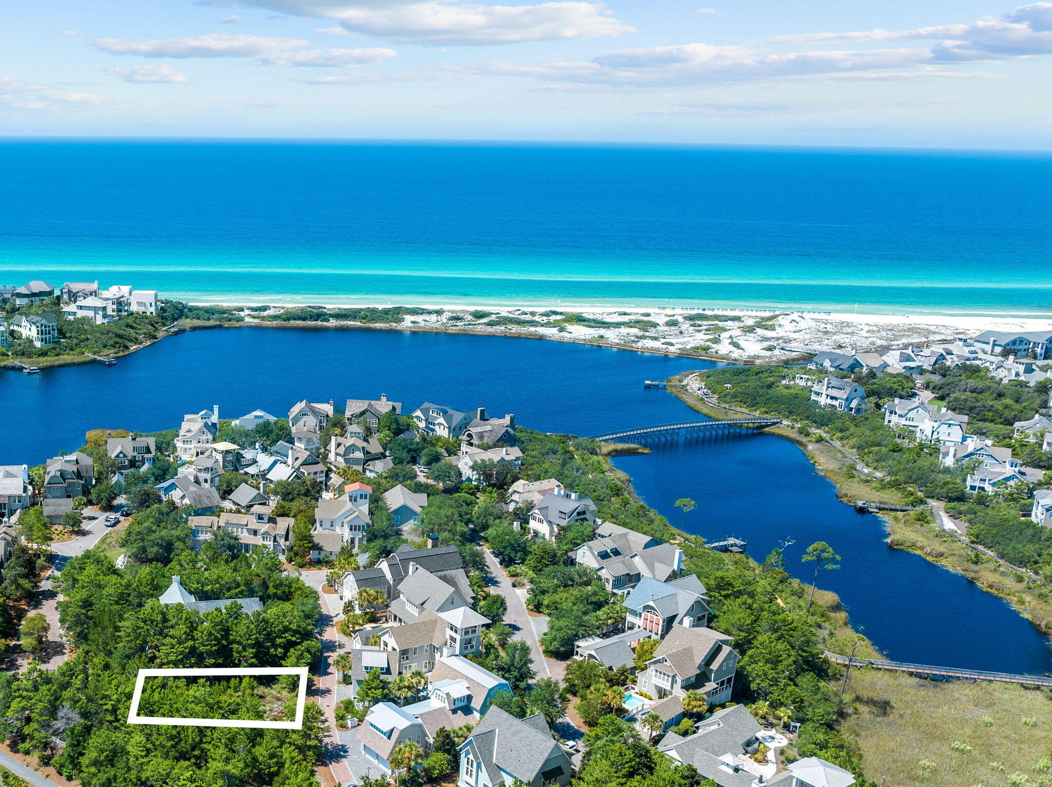 Positioned south of 30A in the Peninsula district of WaterSound Beach, this private homesite offers a rare opportunity to craft your dream home in one of 30A's most coveted communities. Set at the end of a tranquil street, the property combines seclusion with effortless access to world-class amenities, pristine beaches, and unparalleled natural beauty. With very few homesites remaining, this is a chance to secure your place in the refined coastal lifestyle WaterSound Beach is known for.WaterSound Beach amenities include swimming pools, a puttering park, community green spaces, a state-of-the-art fitness center, and private boardwalks along the rare coastal dune lakes and leading to the beach and to one of the most beautiful stretches of coastline in the country. Owners also have the opportunity to join the Watersound Club by The St. Joe Company featuring: private beach access, beach services, pools, restaurants, a bar with gulf views, four private golf courses and the brand new Lifestyle Center at Camp Creek.

*Co-Listing Agent has equitable interest in the property.