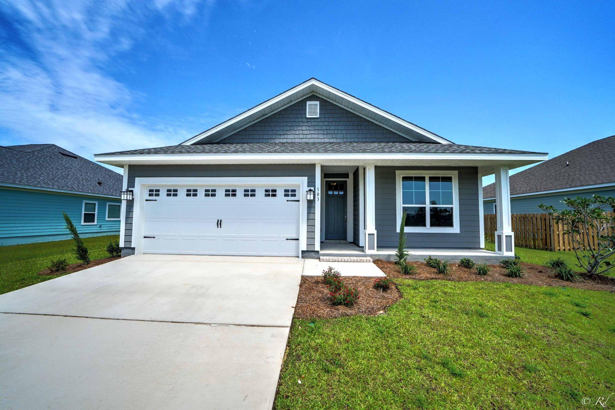 To be built. Desirable Freeport location and just a 15 minute drive to the beaches!! Adorable Craftsman Cottage with Hardiboard siding and brick skirt. Three bedroom/two bath home with 9' ceilings throughout. Features include Moen faucets, granite counters, durable Coretec Pro Plus plank flooring and more! Community pool and clubhouse to be built for owners to enjoy!Closing costs paid (except prepaids and HOA costs) with approved lender.