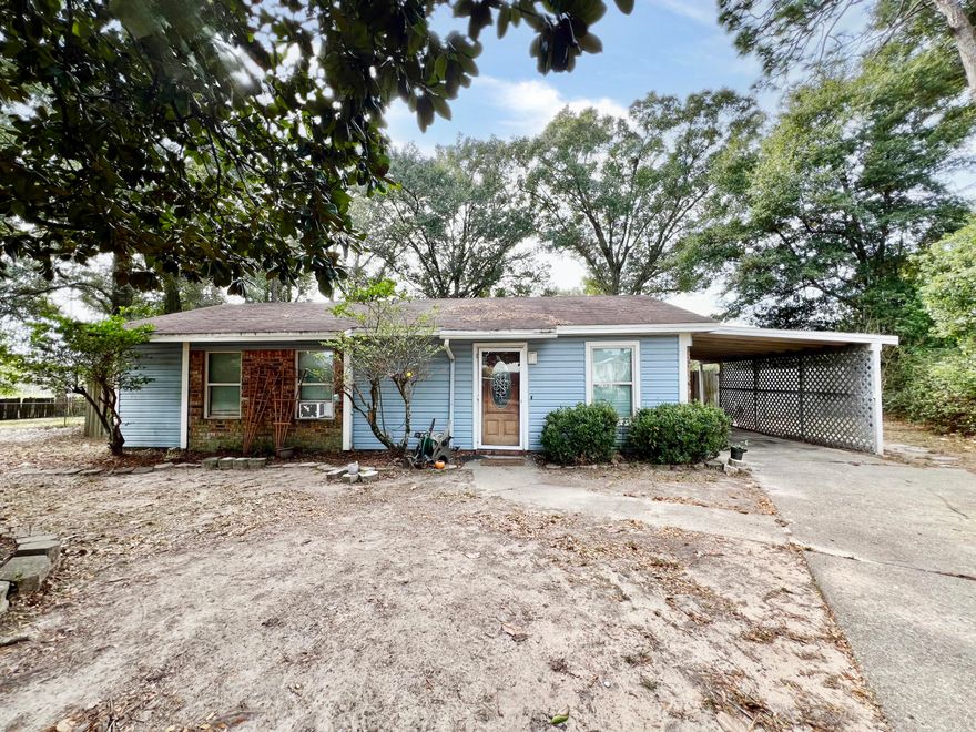 Built in 19880, this 3 bedroom 1 bath 1000sf REO home oozes with potential. Located close to interstate access, malls and more, this home has tiled floors throughout most of the home, carpets in bedrooms, kitchen/dining combo area and is located at the end of a cul-de-sac. The back yard is oversized and has plenty of room for a pool, workshop and more. A must see to understand the potential! Due to Condition of this home, not all financing will apply.