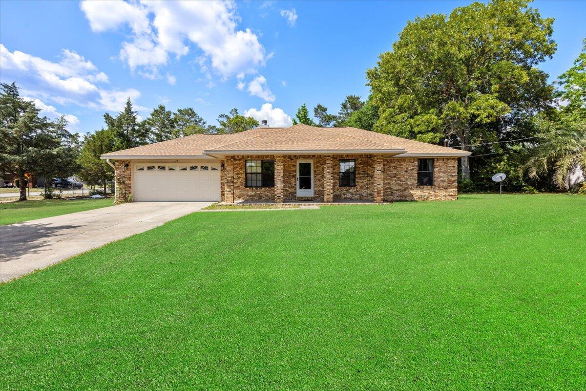 Come Experience this 3 bedroom, 2 bath, 2 car garage home nestled on a level corner lot in the convenient and sought after subdivision of Countryview Estates.  The home has recently been updated to includes fresh interior paint, 2021 dimensional shingle roof, and new luxury vinyl plank flooring throughout. The home welcomes family and guests alike with cathedral ceilings in the family room accented by a fireplace. The galley style kitchen provides ample granite counter and cabinet space with a window over the sink to view the backyard.  The master bedroom suite  is nice sized has a low threshold shower.  The additional bedrooms are nice sized with ample closet space.  The laundry room has additional cabinets for storage.  Schedule your private showing today!