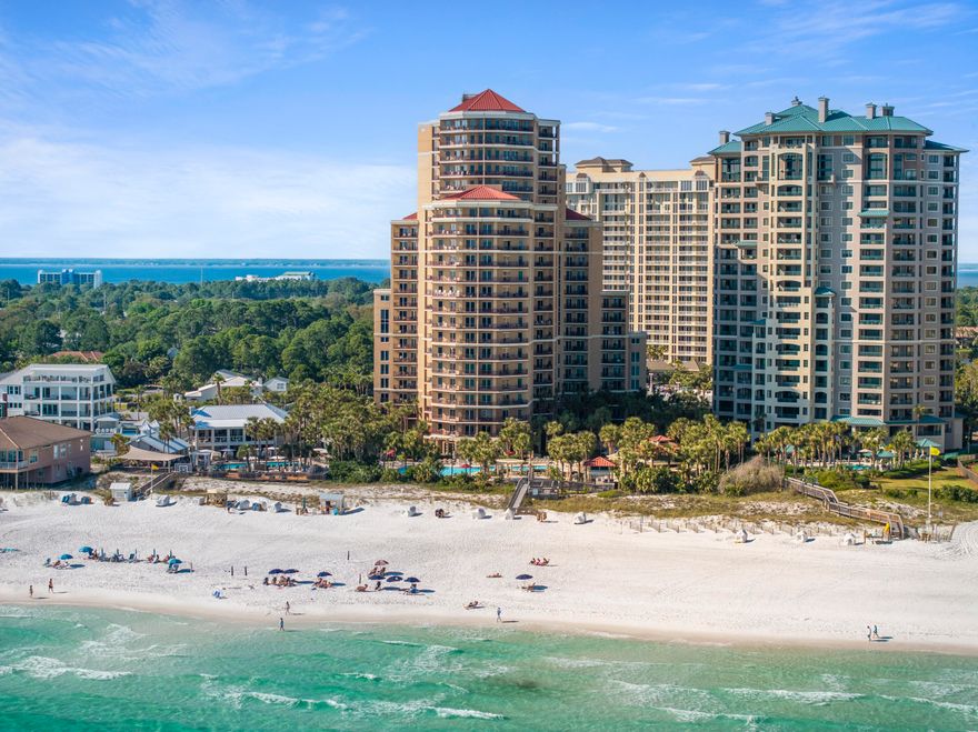 **Elegant Beachfront Living at Westwinds - 4800 Westwinds Dr, Miramar Beach, FL**Step into a world of coastal elegance with this impressive 2-bedroom, 2-bathroom condo located in the prestigious Westwinds tower at the Sandestin Golf & Beach Resort. This delightful unit, resting on the twelfth floor, offers unmatched views of the emerald green waters of the Gulf of Mexico and the pristine, sugar-white beaches below. Spanning 1090 square feet of thoughtfully designed living space, this condo has been tastefully updated to enhance your living experience. The east-facing orientation provides a respite from the afternoon sun, allowing you to enjoy cool, shaded afternoons on your private balcony, soaking in the breathtaking seascape. The heart of this home is the open kitchen,