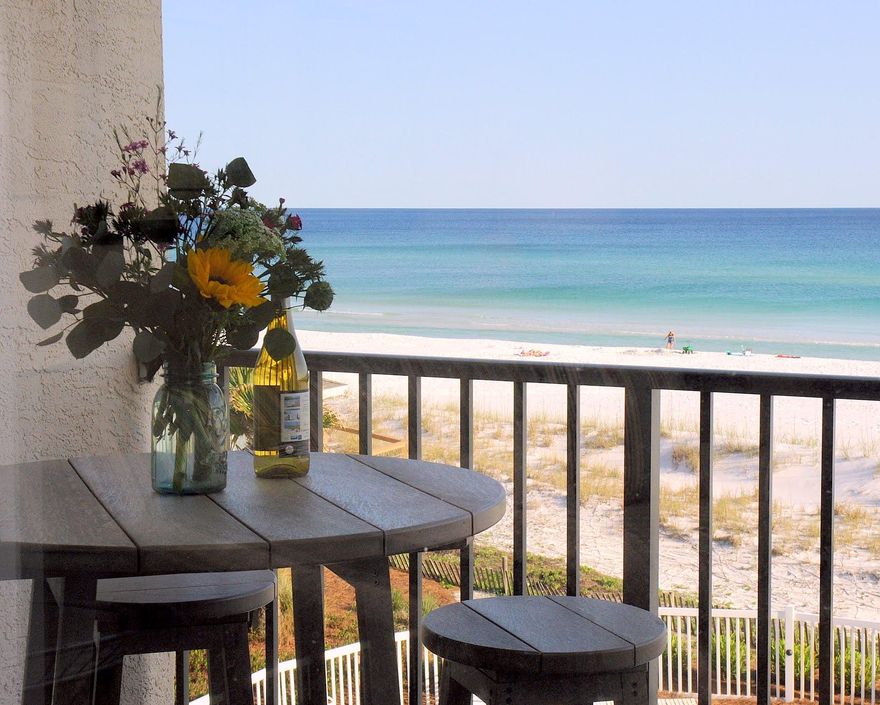 Gorgeous 1 Bedroom unit at the Windancer is available for sale! This GULF FRONT condo has absolutely breathtaking views, is beautifully decorated and located close to the Outlet Mall on Scenic Gulf Drive.