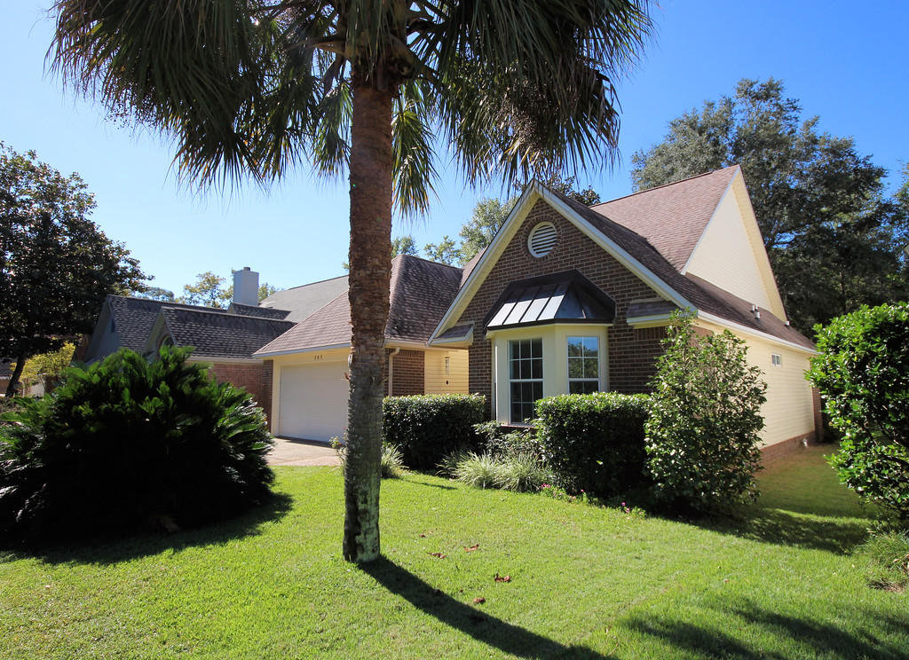 Remarks: In move-in condition! One of the most popular floorplans in Fairway Lakes! Vaulted ceilings, open design and split floor plan. The study area adjacent to the great room could become a 3rd bedroom, if desired. The original screened porch has become a heated/cooled Florida room--a great place to have a quiet cup of coffee or read the paper! The dining room and great room flow together for a flexible living space. The master bedroom has a bay window, cathedral ceiling and two double closets. Very private backyard with lots of shade trees! Move in for the holidays! Bluewater Bay offer's 27 hole golf course, tennis center, marina, boat ramp, ship store, 2 restuarants, walking trails and more. Close to Destin, Eglin AFB.