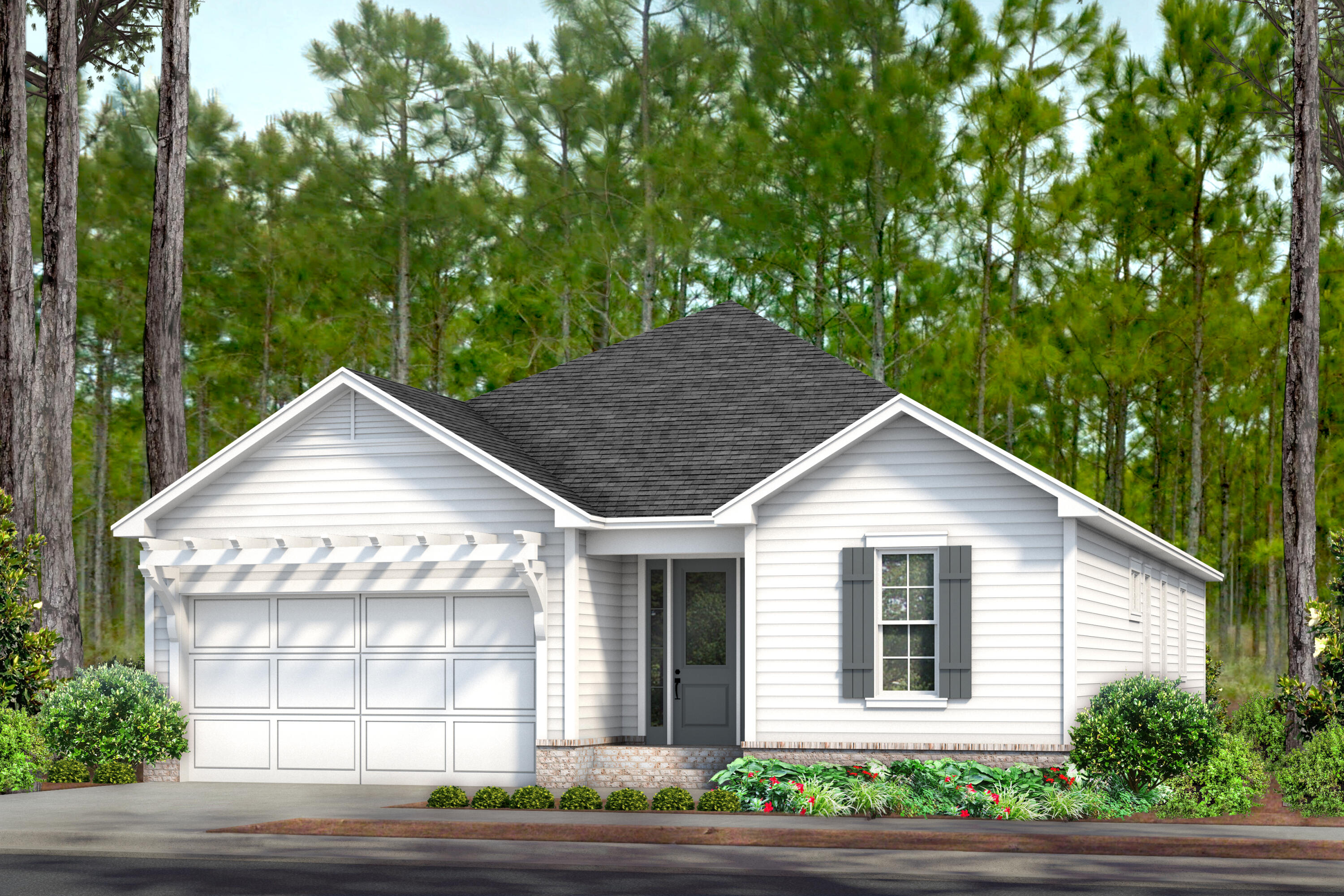 Introducing the newest neighborhood within the Watersound Origins community, Longleaf Park! The Brady plan has 3 bedrooms and 2.5 baths with a 2-car garage. The open floor plan includes 10' ceilings, quartz kitchen and bathroom countertops, recessed lighting throughout, stainless steel appliances, wood cabinetry with soft-close features and under cabinet lighting, crown molding, and luxury vinyl plank flooring. Watersound Origins is a family friendly community with golf course, pool, exercise room, and much more!