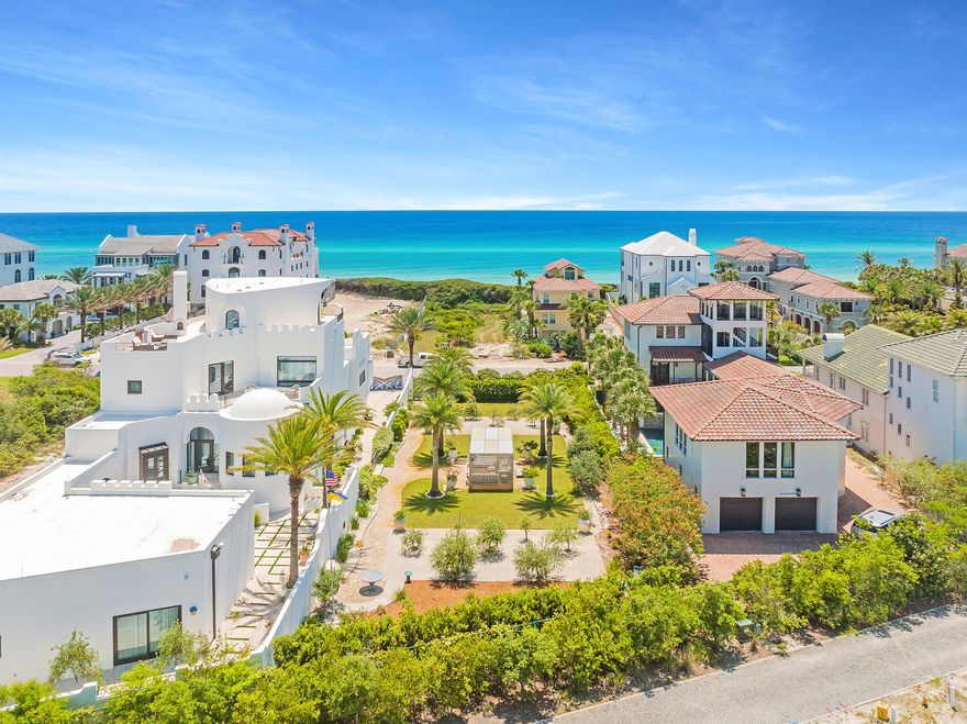 RARE OPPORTUNITY TO PURCHASE A HOMESITE IN PARADISE BY THE SEA! BUILD YOUR DREAM HOME! Homesite has been meticulously maintained and is currently a lush garden complete with palm trees, cabana and professionally designed landscaping and lighting. The options are endless on this spectacular piece of property.  This oversized homesite allows for a substantial buildable footprint and is just steps from the beach.  Other notable features include the location adjacent to Alys Beach and all the amenities 30A has to offer!