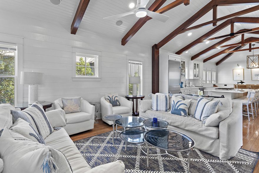 Located in the Cerulean Park community in the heart of WaterColor, this beautifully appointed residence offers the perfect blend of coastal elegance and relaxed 30A living. The spacious home features 4 bedrooms and 4.5 baths, comfortably sleeping up to 10 guests, and has been recently professionally redesigned and updated throughout. Ideally situated near the WaterColor Beach Club, Town Center, Boathouse, and Lakehouse Pool, this premier location enhances both lifestyle and rental appeal. A highly sought-after vacation rental, the property generates over $100,000 annually in gross rental revenue. The spacious garage also allows plenty of room for extra storage.