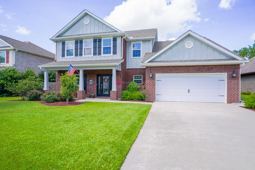 Experience refined community living like never before in this spacious Craftsman home located on a quiet cul-de-sac in the Whispers community of Hammock Bay. Spread out among two full stories, this nearly 3,600 sq ft property boasts timeless upgrades, such as granite countertops throughout, hand-scraped hardwood flooring, and plentiful windows designed to capture lighting from every angle of the home. A welcoming sitting area guides you into the property, while vaulted ceilings provide additional complexity to the space. Offering the owner's retreat with a full en suite on the main level, the open concept floor plan lends itself to a joyful ownership experience flawlessly flowing from the large kitchen, dining space, and oversized living room with a corner fireplace. The second story of this home provides three oversized bedrooms as well as a very large flex space, perfect for designing a dream media center, home office, or game room. Outside the home, owners will find peace and relaxation from within the extended screened-in porch or hot tub overlooking the very spacious fully-fenced backyard. An additional 10x10 storage shed is located on the property, perfect for storing seasonal items or lawn care equipment.

Located minutes from the desirable beaches of 30A, Hammock Bay is a community with plenty to offer, including endless sidewalks, bike paths, and nature trails, a new general store, a 60 acre sports park, playgrounds, fitness center, lounge and lap pools, a gathering center, dog park, and even a bay front pavilion to enjoy.