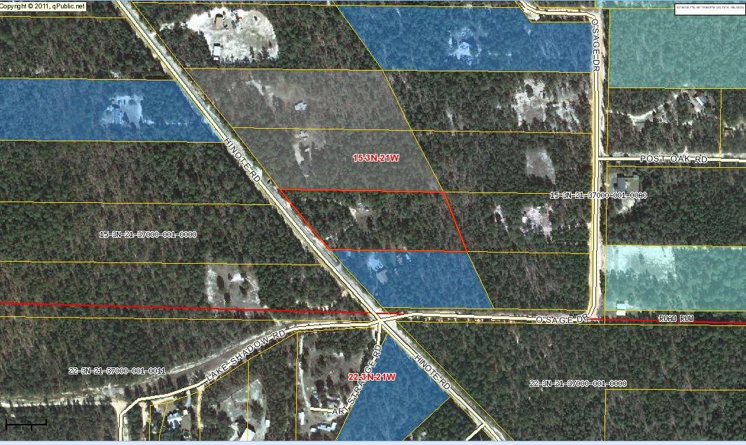 Great Property 3.36 acres with community water from Mossy Head water department. Septic tank on property. Paved road frontage on Hinote Road. Currently zoned Rural Residential, Rural village zoning down the road also, no wetlands associated with this parcel.