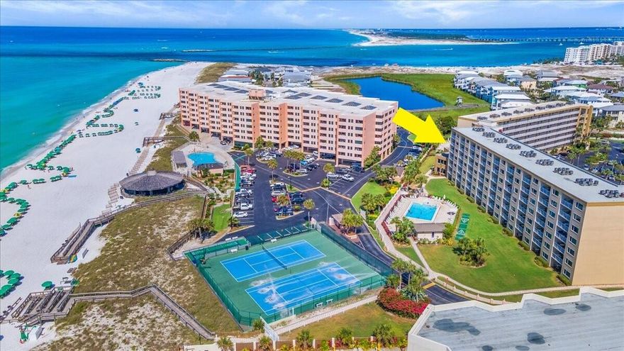 Welcome to your dream getaway in Destin, Florida! This enchanting 2-bedroom, 2-bathroom beachfront condo, spanning 987 square feet, is a perfect blend of comfort, style, and investment opportunity.Situated on the pristine Emerald Coast, renowned for its quartz-soft sands and crystal-clear waters, this fully updated unit is not just a home--it's a gateway to a serene and luxurious lifestyle.Nestled in the east wing of a sought-after Islander resort, Unit 509 offers an exceptional Gulf view. Imagine starting your day on the private balcony, immersed in the beauty of nature as dolphins frolic and pelicans soar against a backdrop of sparkling waters. Inside, the condo exudes coastal charm, with a fresh color palette, new furniture, and eye-catching,