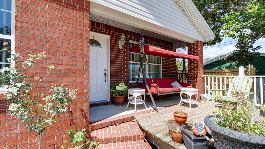 This adorable house is all about location! It is within walking distance to Frank Brown Park, about a one minute drive to Pier Park and about a five minute drive to the beautiful beaches of Panama City! This 3/2 home has ample living spaces, great sized bedrooms, bamboo and tile flooring throughout, a recently updated master bathroom with a jetted Jacuzzi , a very large fenced in backyard, over-sized garage, a great neighborhood and so much more! The home has recently been painted in neutral colors and has a new fridge.