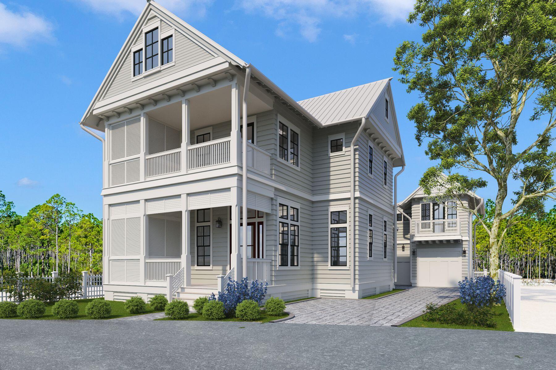 Opportunities to purchase a homesite in Watercolor are renewed now in Phase V where the environment will be family friendly and primary residential perfection.This lot conveys with DRB approved plans ready for builder selection, which can be facilitated, and the permitting process.With a few slight variations in the one car garage, the renderings present a match to the idea contained in the plans. The plans may be presented in conversation. Watercolor represents among the finest living communities on 30a with great amenities and natural surroundings. This lot backs up directly to Point Washington State Forest offering the ultimate privacy of this new phase.