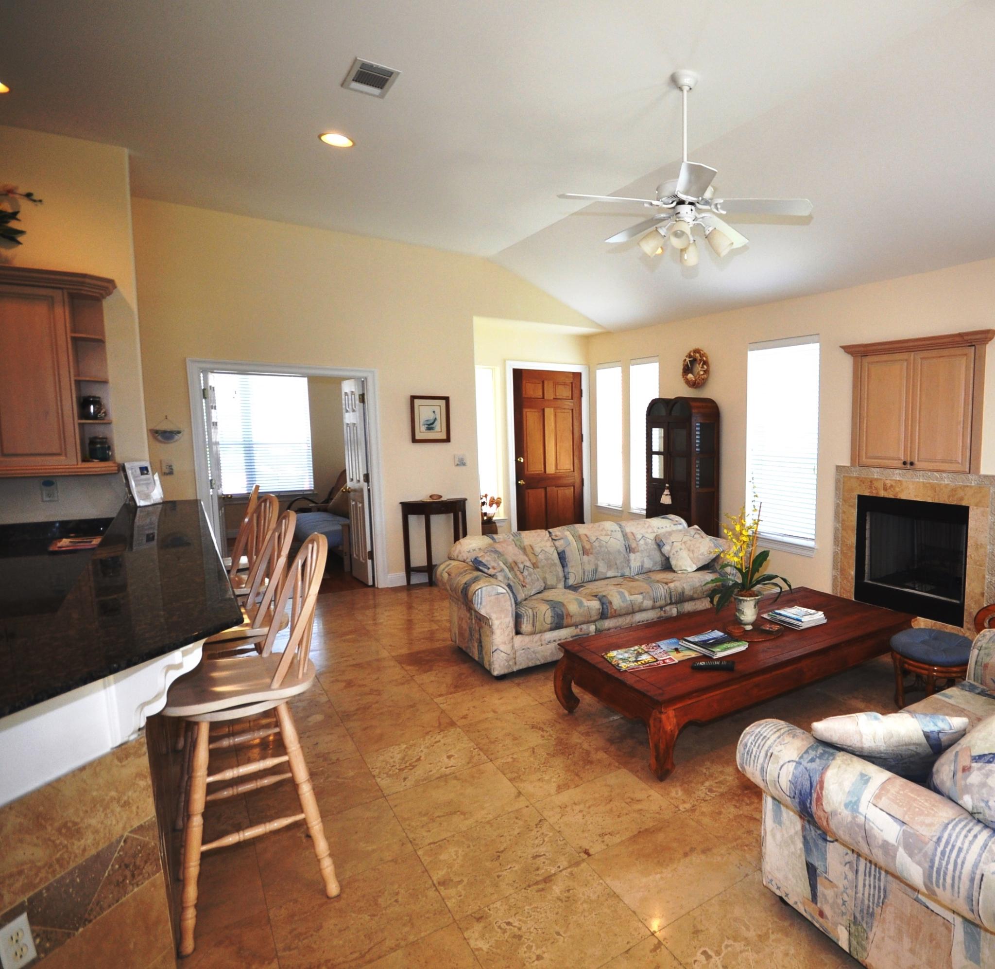 FURNISHED 3bd/2ba home located in Legend Creek, within walking distance to Baytowne. Large kitchen with granite countertops and breakfast bar. This home has a fireplace, laundry room and a bunk/storage room. The fenced in back yard with lanai and a six person hot top are added bonuses to this rental. Come see what all Resort Living has to offer. Amenities included for the lease of this home are daily kayak, bike and boogie board rentals. Daily tennis court time, fitness club access (with spa and steam rooms), access to the resorts three pools, and discounts on golf and beach set-ups are also included. This is in addition to any amenities specific to this property's neighborhood and is an exclusive offering with this listing. An administrative fee of $100 applies.