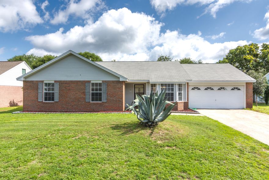 Cozy ranch-styled home located in South Crestview! This home has been well maintained by its owners. It features tiled flooring, gas appliances and newer Heating/Cooling system. The lot is large and flat with privacy fencing and a workshop/storage shed with power. This house is conveniently located close to shopping, work, entertainment, and within 10 minutes to duke field, Eglin Air Force Base and the prestigious 7th Special Forces Group. Perfect for first-time buyers and investors. Call for your showing today!
