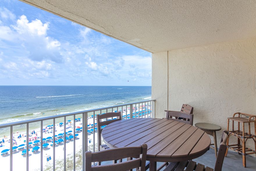 We love this Regency Tower unit for so many reasons! This unit has been updated beautifully; Gulf front master & living area, both open to Balcony; unit is on the sought after 8th floor. The Regency is one of the few Gated Beach Condominium resorts that has 24 hour security. This complex is known for its' amenities which include two large, Olympic size pools,(one heated), a poolside Tiki bar, kiddie pool Hot tub, large grassy/green space area, Exercise room and a community room with a large kitchen. This would make the perfect beach get-a-way or investment property. Regency is spread out on one of the largest beachfront spots, spacious pool decks, green space, and plenty of parking Come see!