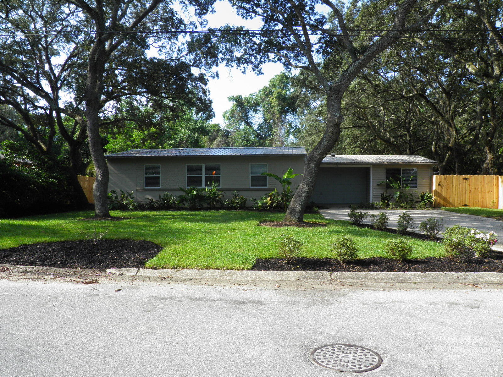 Super Clean,3BR/2BA with Bonus room that may be used as a master. Newer paint inside and out, with ''woodgrain'' tile floors. 2 renovated Bathrooms. Updated Kitchen with refrigerator, stove and dishwasher. Deck with large backyard.No lawnmowers needed here....Landscape mow and blow included with monthly rent..Smoking and/or Vaping is not authorized.This is a NO animal property.Viewing by appointment only.Final Security Deposit and rent payment subject to review of tenant application.