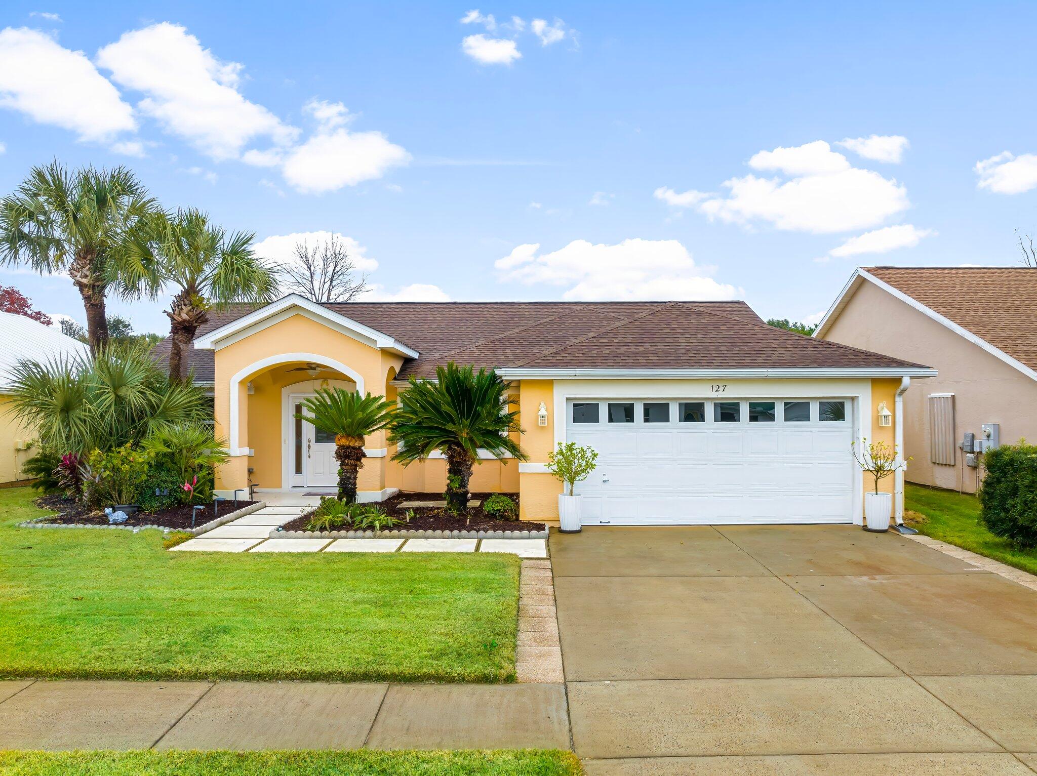 Less than .5 mile to the World's Most Beautiful Beaches!!! Move in ready! Heated and screened in pool. 3 bed/ 2 bath. Tile flooring throughout. All property mechanics are new in the last 3 years. Community pool, sidewalks, and underground utilities. Convenient location to beaches, Pier Park, restaurants and shopping. Perfect golf cart community. Great primary, secondary, or investment.