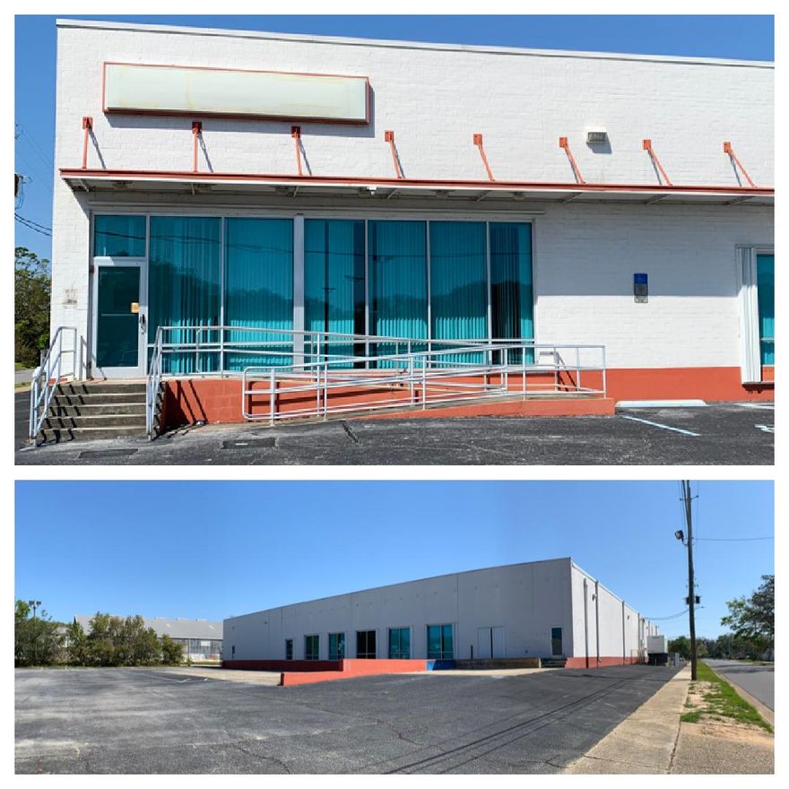 Approximately 33,128 SF of fully conditioned flex space available with approximately 99 parking spaces. Zoned C-3 allows for many uses. Former large retailer's distribution warehouse converted into a call center and recently converted back to flex space. Flex space includes a Reception area/showroom, three offices, two 25 X 20 training/conference rooms, and two large multiuser Rest Rooms. The building is fully conditioned and has a Caterpillar 700 KVA Diesel Generator.Ceiling height is 14.3 to the A/C ducts and 16 feet to the SprinklersThere is one 16 X 8 roll up, dock high door. Five more roll up doors can be installed if necessary (9X9).