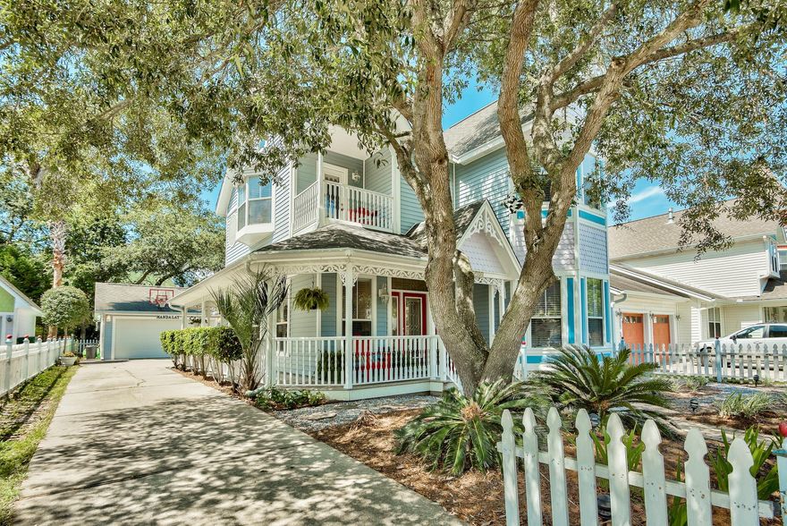 Located within 2 blocks to the beach, and one home from the community pool, this is a great primary home or rental property! The entire kitchen has been completely renovated with new quartz countertops, new soft close cabinets and all new appliances! There is a screened in porch and a beautiful arbor area in back that has wiring for a hot tub. The yard is completely fenced in and has room for the kids to play! The large master bedroom is located on the first floor and the master bathroom has all new faucets, shower head and light fixtures, a separate jacuzzi tub, a linen closet and his and her walk -in closets.The open living room has crown molding, a gas fireplace, hard wood flooring, a half bath, a coat closet that can be used as a pantry, a breakfast area that leads to the cute side