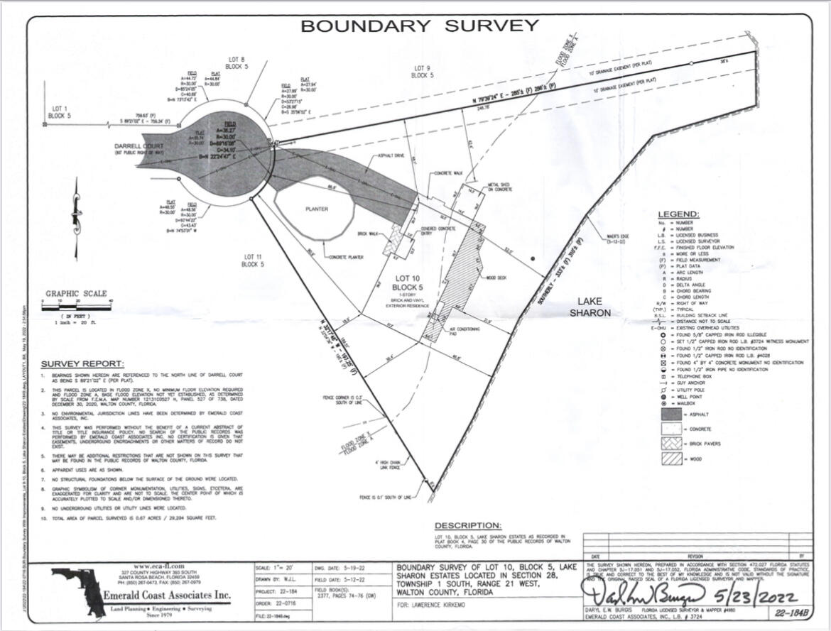 LAKE SHARON ESTATES - Residential