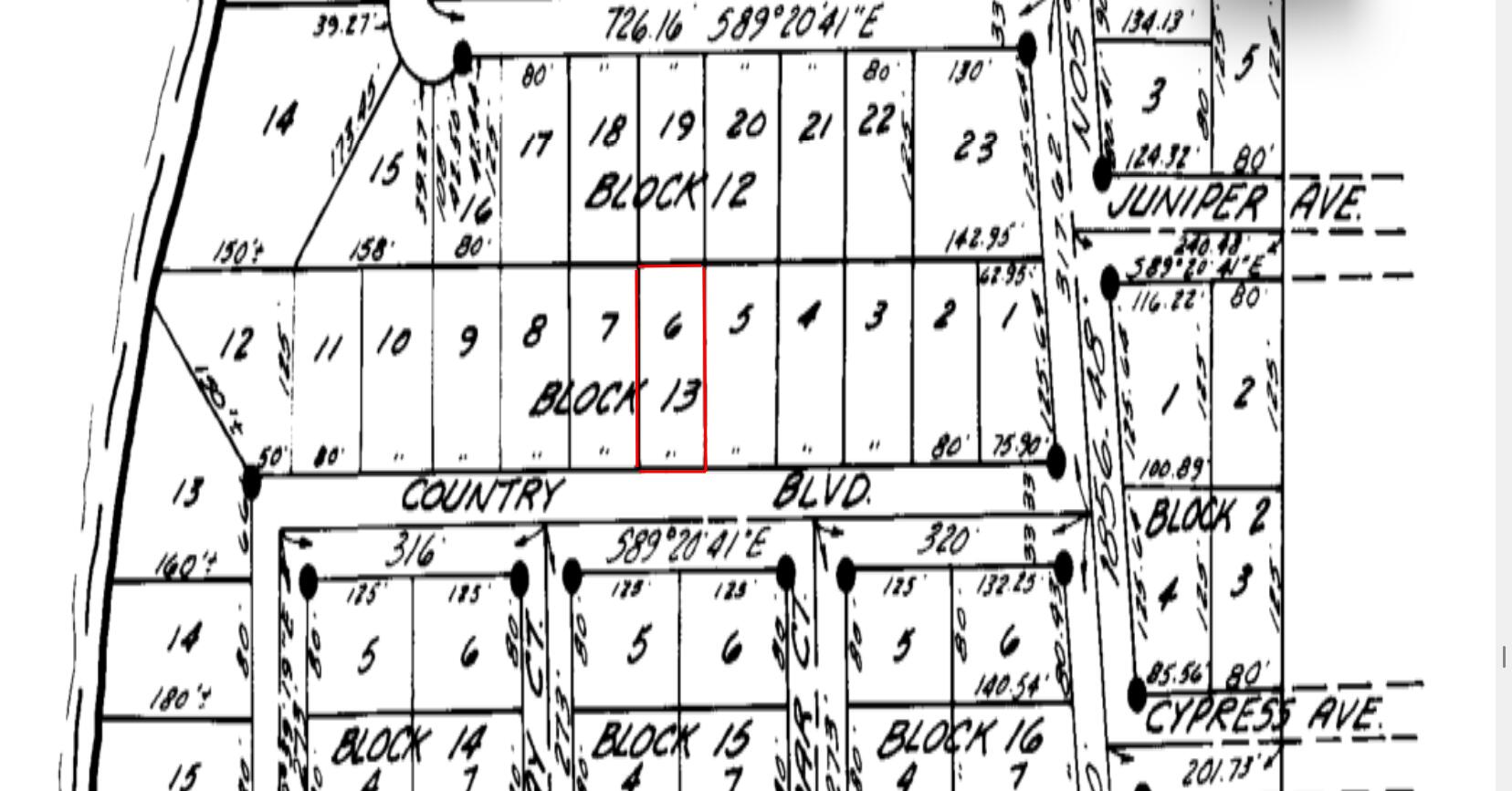 OAKWOOD HILLS UNIT 3 - Land