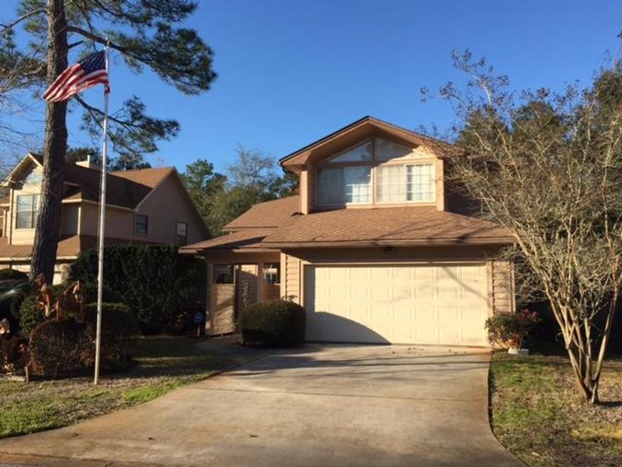 Price Reduced! Now less than $100/sf! Compare to competing properties in the neighborhood. Owner is ready to sell! Beautiful home in desirable Crosswinds WITH a whole house generator & security system! Welcoming walkway thru a covered entrance to a private, landscaped patio area. Soaring 17'ceilings above the foyer and dining areas, which flow into kitchen, offering a breakfast bar, trayed ceiling and a full wall of windows overlooking the back yard. Kitchen includes canned lighting, solid surface counters, gas range and oak cabinetry. From there step into the spacious den where you'll find a beamed ceiling, stone fireplace and oak built-in shelving/cabinets. Just off the den is another huge living space wrapped in windows overlooking the back yard. The large master bedroom includes..