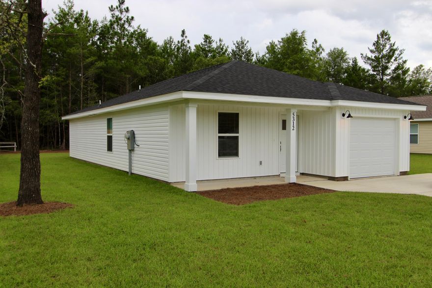 SELLER TO PAY $5,000 TOWARDS BUYERS CLOSING COST AND PRE-PAIDS. SELLER INSTALLED A FENCENew Construction Completed and ready for an owner and is on a Paved Rd.The home features LVP throughout the home. The kitchen is open to the living room and features an island, stainless steel appliances, white tile backsplash, granite counter tops and an under mount sink. The spacious master bedroom can hold a king size bed! The master bath has a walk in closet and the bathrooms also have granite counter tops!  Don't delay and you may be able to pick you colors. Pictures are of a previous completed home.