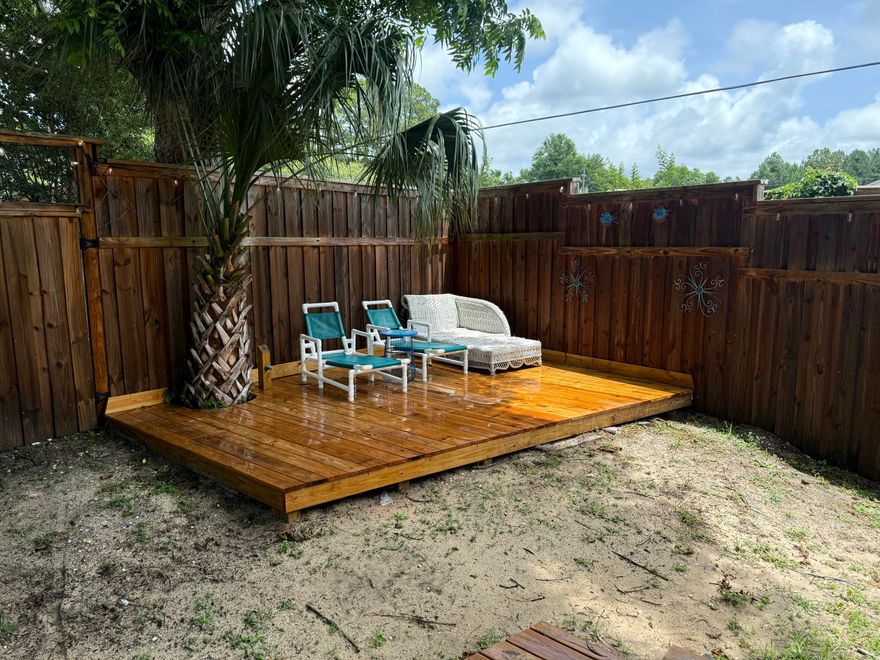 Experience the best of the 30A lifestyle in this charming single-story 2-bedroom, 2-bath townhome located in a quaint, well-maintained community. Each bedroom features its own private full bath, offering an ideal layout for full-time living, a coastal retreat, or rental use. Just minutes from Scenic Highway 30A and under three miles to pristine white-sand beaches, this home places you close to coastal dining, biking paths, and beach days. Only eight minutes to Grand Boulevard for upscale shopping, restaurants, and golf. Low $600 annual HOA includes lawn care and exterior pest control. Short-term rentals allowed. New Paver Driveway!  Schedule your showing today--this one will sell quickly!