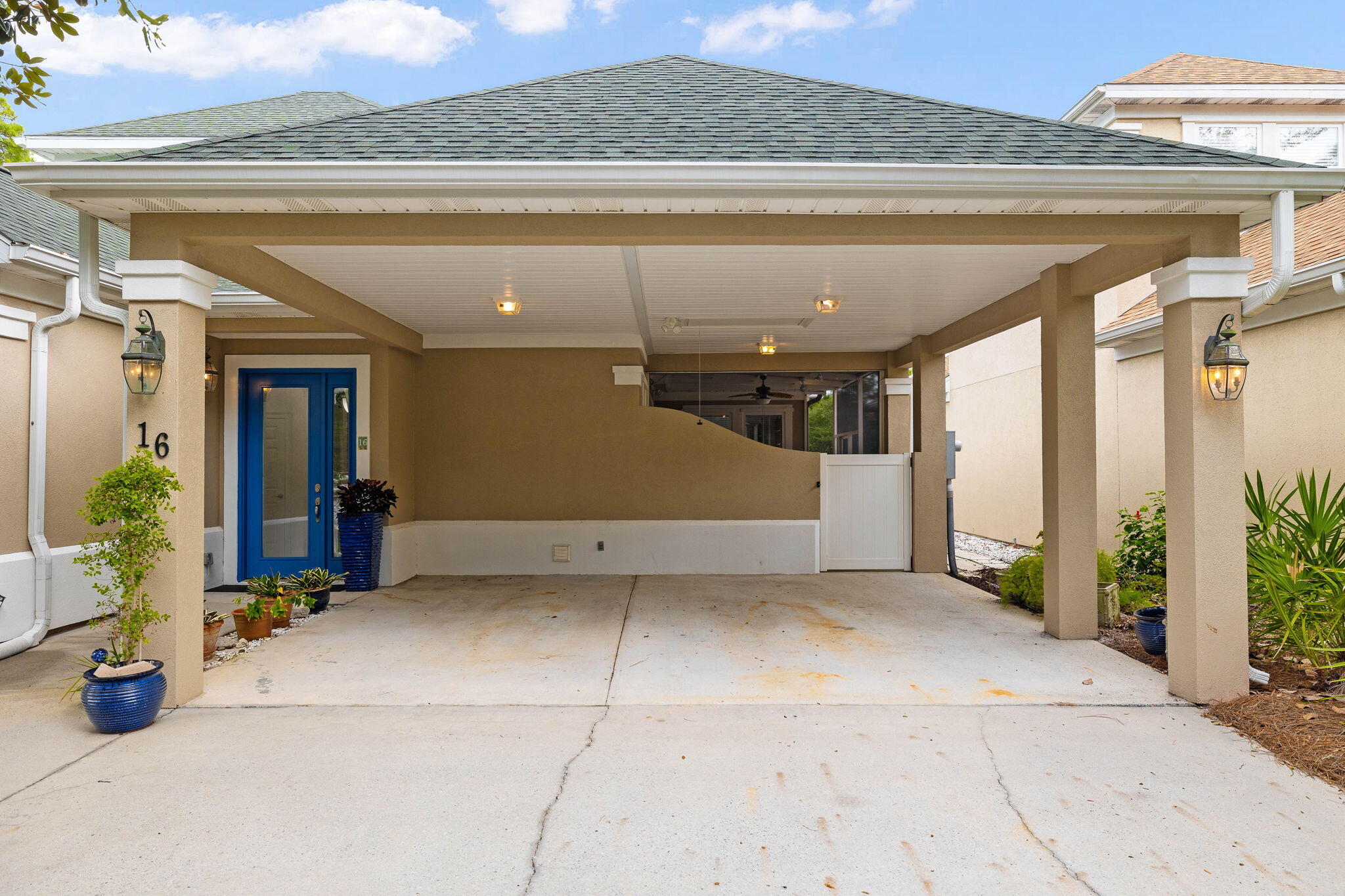 Discover the perfect remodel opportunity at 16 Masters Court, Santa Rosa Beach, FL! This well-kept 3-bedroom, 3-bath home, built in 2001, boasts 2,255 sq. ft. of living space. Recent updates include a 2018 roof and a new HVAC system. Located on the Santa Rosa Golf Course, it offers an open floor plan with natural light, a primary suite and second bedroom on the main floor, and a third bedroom with a private balcony upstairs. Just steps from the beaches of 30A, it's ideal for creating your dream home in a prime location!