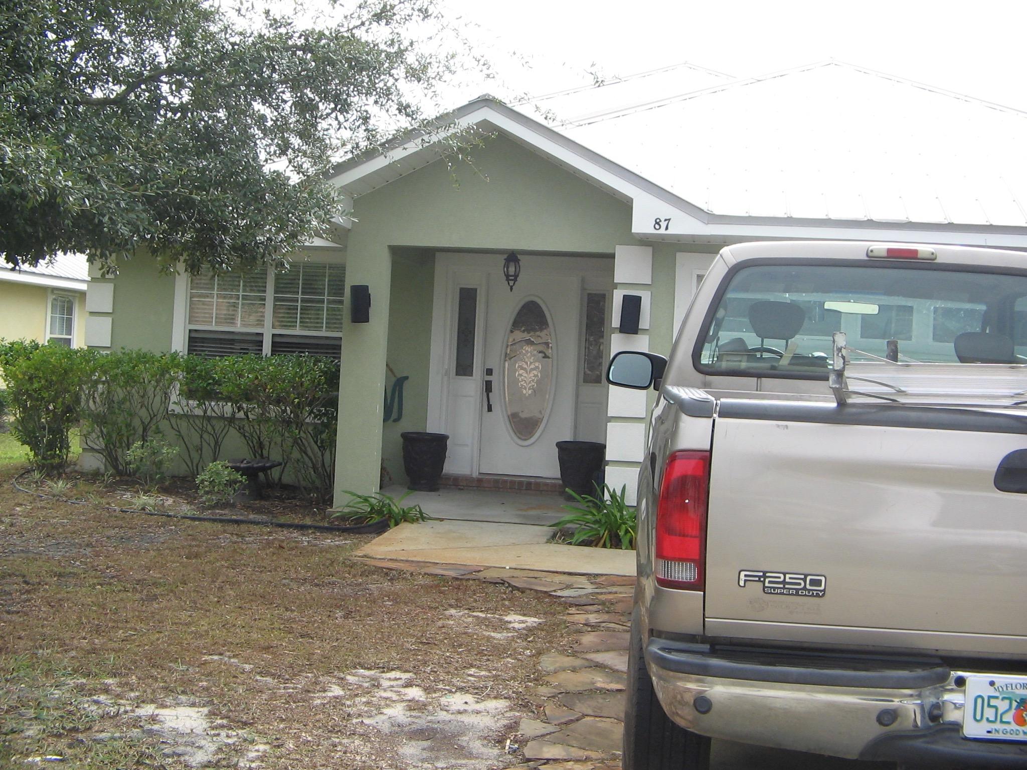 This is Adams Homes 2020 Plan, 4 bedroom 2 bath open floor plan. Single story, metal roof, sidewalks. Great community! Needs some tender loving care. Flooring, paint, sod. Owners are very motivated to sell. Great location for family, close to the park, Sacred Heart Hospital, shopping and restaurants.