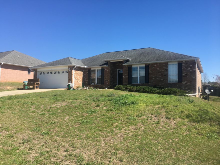 This house is in a great location South of Crestview, close to I-10, and giving easy access to the military bases. All brick home features an open floor plan. 4 bedrooms, and 2 baths. Has a back wooden deck to enjoy a fun BBQ. Fenced back yard. Open desirable floor plan. Tenant just moved out and home will be repainted inside, deep cleaned and carpet cleaned in the next week.
