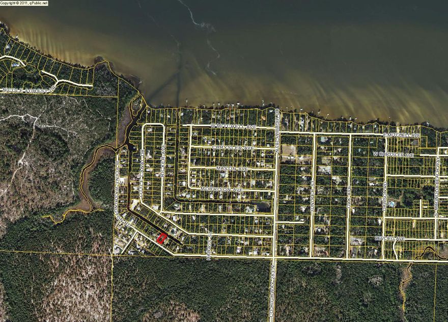 ''Hidden Garden'', best words I could use to describe this quarter acre, canal front home-site. This generous lot includes mature Palm Trees, Long Needle Pines and large Magnolias. Lot has permitted boat ramp on site (buyer verify). Nestled in Daughettes subdivision on a deep water, man-made and maintained, canal. Very rare find in South Walton.