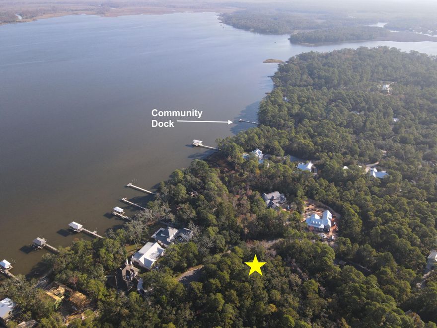 Premium .67 acre cul-de-sac lot in the highly sought after Woods neighborhood that's only 5 miles to Grayton Beach! This parcel boasts 60% uplands, mature trees and a 30 foot neighborhood buffer along its east boundary. The community dock is an amazing place to fish, kayak, paddle board and watch amazing sunsets over the Bay. A current survey, perk test, wetland delineation, and Geo Technical report are all complete and available upon request. Don't let this one of a kind opportunity get away! Buyer to verify all information and perform their own due diligence.