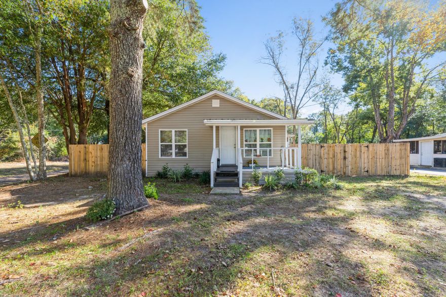Check out this cozy cottage in the middle of Crestview. Everything was recently updated to make this a perfect move in ready home. The main panel for the electrical system was updated in 2004 & 2nd panel was replaced in 2019! The central AC was replaced in 2016 & the central heat was replaced in 2018. The metal roof put on in 2008. New insulation installed in the attic and new Florida room added in 2021. Brand new shed with power ran stays for new owners.